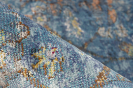Vloerkleed Vintage "Picasso" Blauw