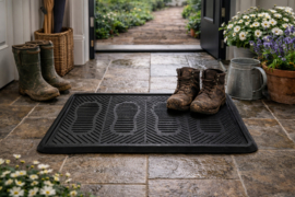 Buitenmat VKW 'Denvy' Zwart 40x60cm