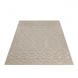 Vloerkleed VKW Grafisch Outdoor/Indoor 'Arnfinn' Beige