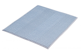 Kleine Wolke CLASSIC Zigzag Badmat Lichtblauw