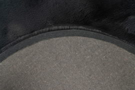 Vloerkleed Zacht Hoogpolig Organisch "Heaven" Graphite 160x230cm