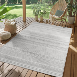 Vloerkleed VKW Grafisch Outdoor/Indoor 'Ozzie' Grijs
