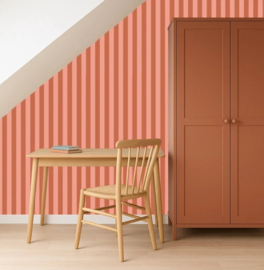 Studio Swaai – Terra Duo Lines Behang | Terracotta SW-76-RR02