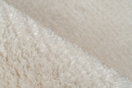 Vloerkleed Duurzaam Shaggy Hoogpolig "Glamour" Ivory