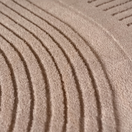 Vloerkleed VKW Scandinavisch 3D Effect 'Riva' Beige