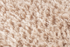 Vloerkleed Shaggy Hoogpolig "Cloud" Zand Beige