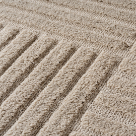 Vloerkleed VKW Scandinavisch 3D Effect 'Nordik' Beige