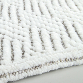 Kleine Wolke CLASSIC Switch Badmat Macadamia Crème/Grijs/Beige