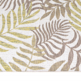 Vloerkleed VKW Outdoor/Indoor Botanisch 'Bani' Beige