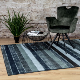 Vloerkleed Duurzaam Design Modern 3D Effect "Greta 4" Petrol