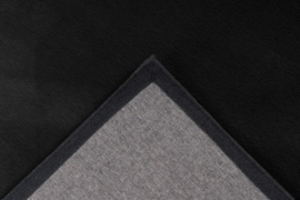 Vloerkleed Laagpolig Effen "Paradise" Graphite