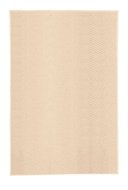Kleine Wolke CLASSIC Zigzag Badmat Zandbeige