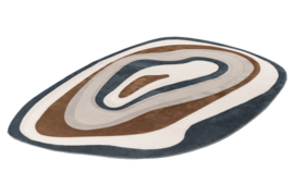 Vloerkleed Organisch "Livorno" Multikleur 160x230cm