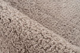 Vloerkleed Scandinavisch Hoogpolig Effen "Dream" Beige