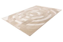 Vloerkleed Modern Geometrisch "Bergamo 3" Beige