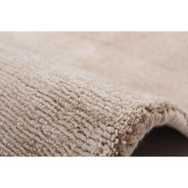 Vloerkleed VKW Viscose Effen 'Premium' Beige