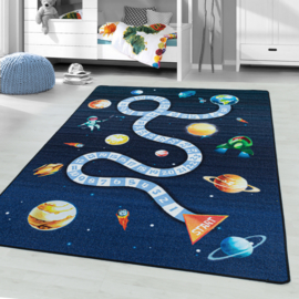 Speelvloerkleed VKW 'Kids Story Treck' Blauw