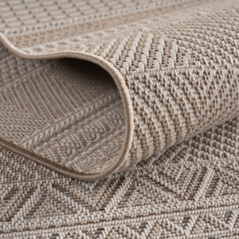 Vloerkleed VKW Botanisch Outdoor/Indoor 'Iris' Beige