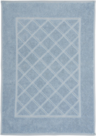 Kleine Wolke ECO LIVING Bridge Badstof vloerkleed Blauw 50 x 70 CM