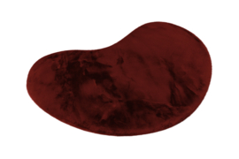 Vloerkleed Zacht Hoogpolig Organisch "Heaven" Bordeux Rood 160x230cm