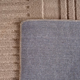 Vloerkleed VKW Scandinavisch 3D Effect 'Riva' Beige