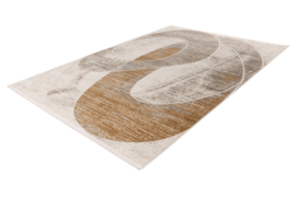 Vloerkleed Modern Geometrisch "Modena 2" Goud