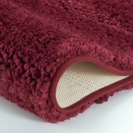 Kleine Wolke CLASSIC Monrovia Badmat Bourgondië Rood