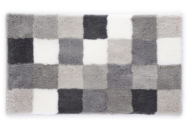 Kleine Wolke CLASSIC Caro Patchwork Badmat Antraciet