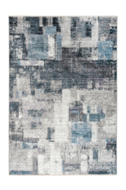 Vloerkleed VKW Modern 'Medley Marquet' Grijs/Blauw