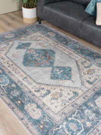 Vloerkleed Vintage 'Karaca' Blauw