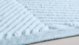 Kleine Wolke CLASSIC Zigzag Badmat Lichtblauw