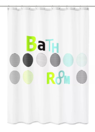 Kleine Wolke Douchegordijn Bathroom Munt Multikleur 180x200cm