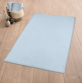 Kleine Wolke CLASSIC Zigzag Badmat Lichtblauw