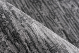 Vloerkleed Laagpolig Effen "Palma" Lichtgrijs