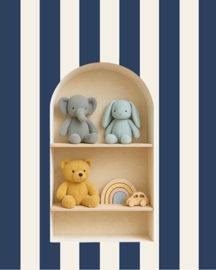 Studio Swaai – Midnight Stripes Behang | Donkerblauw SW-75-MS02