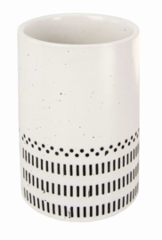 Kleine Wolke Badkamer Accessoires 'Alva' Zwart/Wit