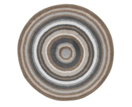 Kleine Wolke CLASSIC Mandala Badmat Taupe