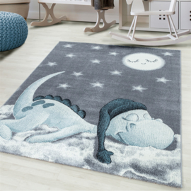 Kindervloerkleed VKW 'Kids Story George' Blauw
