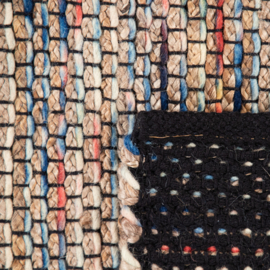 Vloerkleed VKW Natuurlijk  Ethno-stijl 'Minte' Multikleur