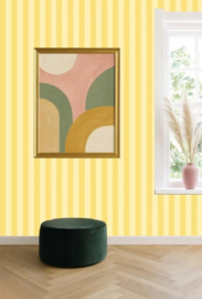 Studio Swaai – Yellow Glow Lines Behang | Geel SW-76-RR04