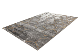 Vloerkleed Modern 3D Effect "Marmaris" Goud