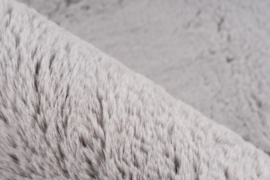 Vloerkleed Shaggy Hoogpolig Effen "Eternity" Grijs