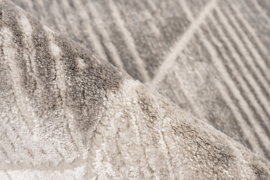 Vloerkleed Modern Geometrisch "Modena 2" Grijs