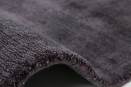 Vloerkleed VKW Viscose Effen 'Premium' Graphite