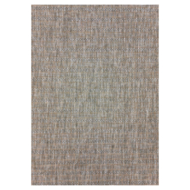 Vloerkleed VKW Effen Outdoor/Indoor 'Placencia' Beige/Grijs