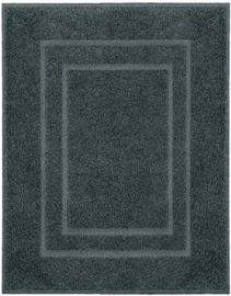 Kleine Wolke ECO LIVING Plaza Badstof vloerkleed Donkergrijs 60 x 80 CM