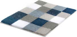 Kleine Wolke CLASSIC Caro Patchwork Badmat IJsblauw