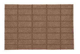 Kleine Wolke CLASSIC Tiles Badmat Brasil Bruin