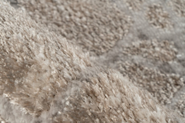 Vloerkleed Industrieel 3D Effect "Milas" Grijs/Beige