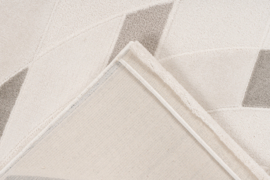 Vloerkleed Modern Geometrisch "Bergamo 3" Grijs